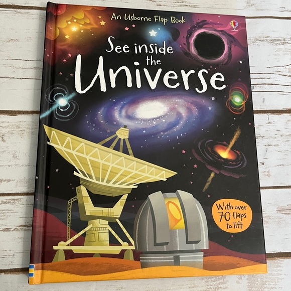 Usborne Flap Book See Inside the Universe Book hardcover - Picture 1 of 8